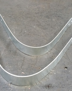 HOLDING PLATE  FROM FLEX.AUGER ONTO FEED COLUMN